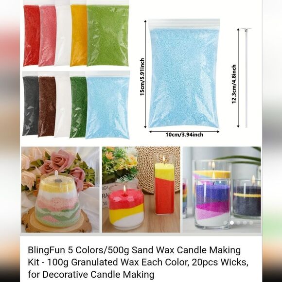 Sand Wax Candle making Kit - Picture 2 of 7